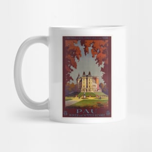 Pau Winter and Summer Resort Vintage Poster 1910 Mug